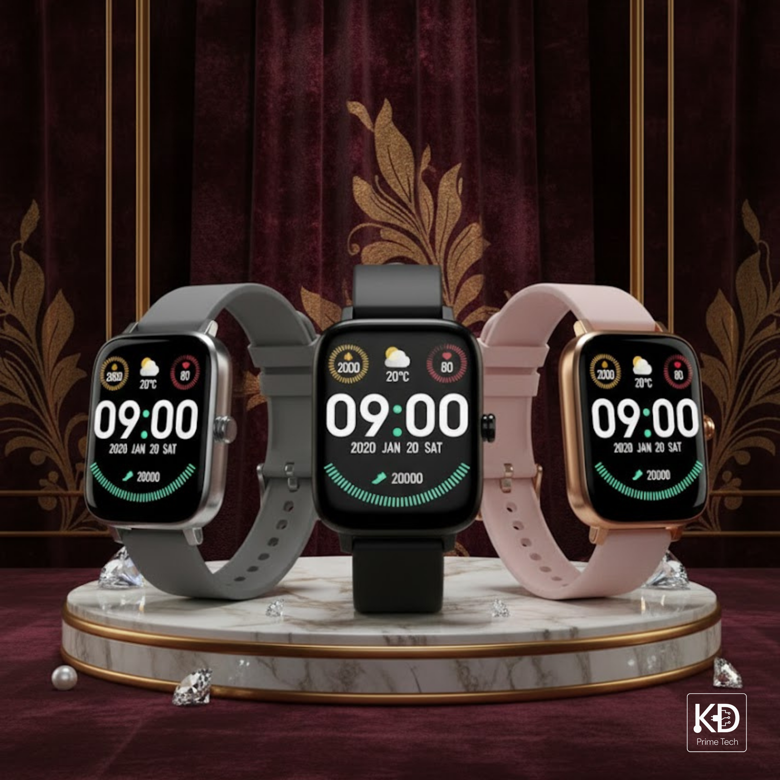 KD Prime Tech Nova Call Pro Smartwatch